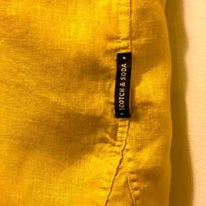 Yellow Scotch & Soda short sleeve button-up.